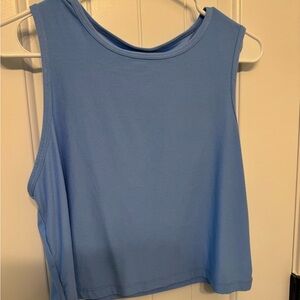 Beyond Yoga Light Blue Crop Top